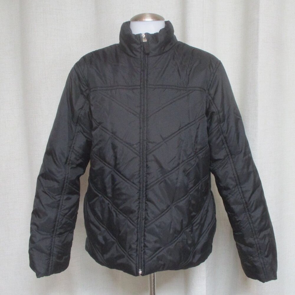 CHARTER CLUB black puffer warm jacket